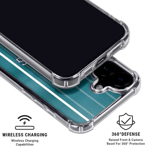 NBA Charlotte Hornets Jersey iPhone 16 Clear Case